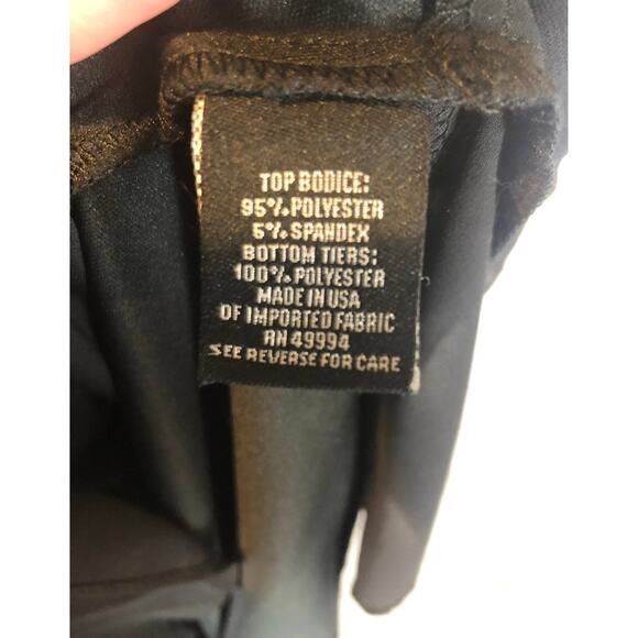 Dressbarn plus collection formal 2 piece outfit black short sleeves  size 24 - Picture 12 of 13